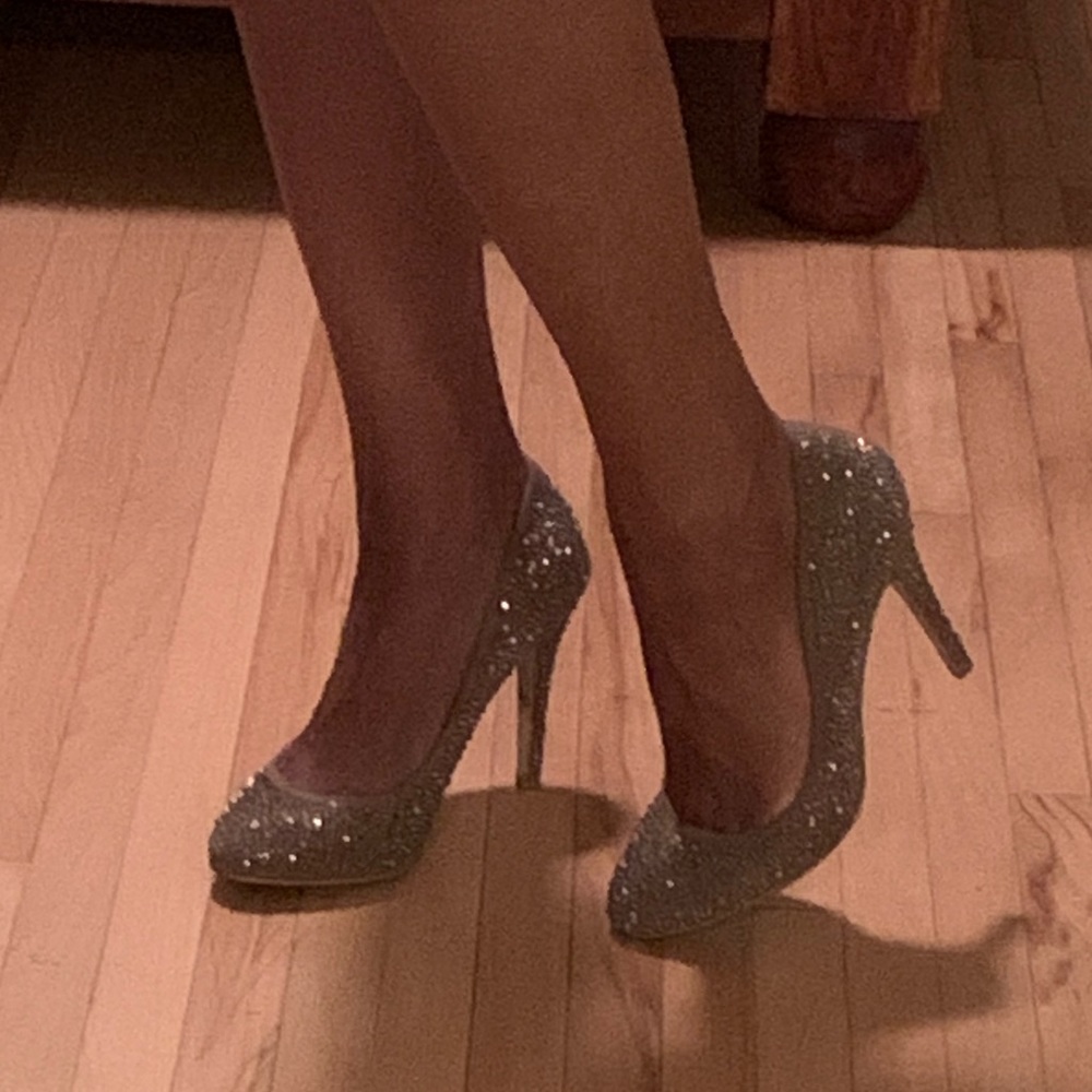 Aldo Studded Rhinestone Heel